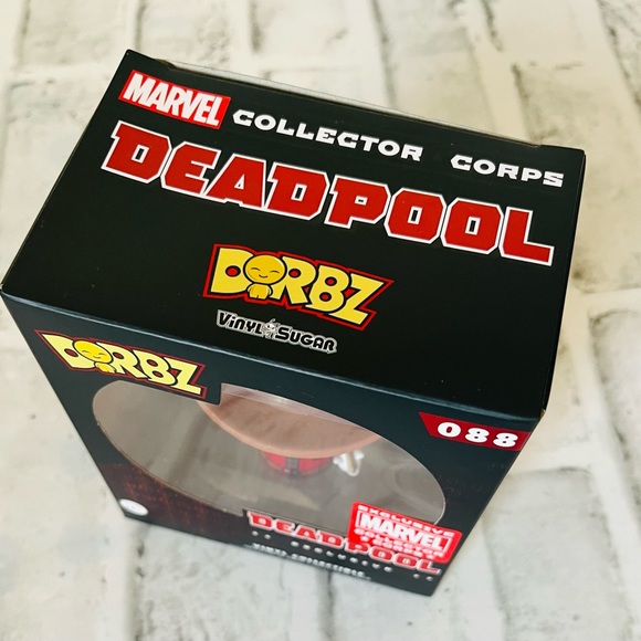 Funko Dorbz Deadpool Cowboy #088 Exclusive Marvel Collector Corps Vinyl - Picture 4 of 5